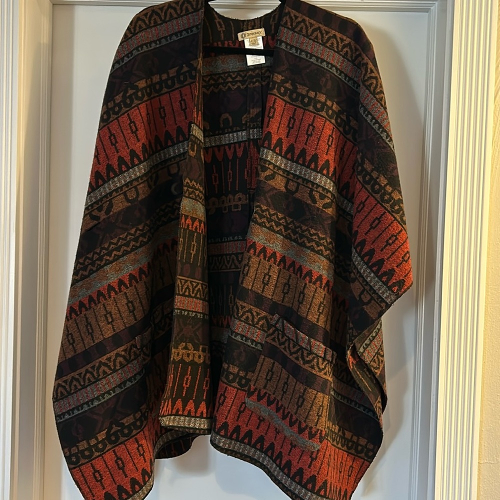 Democracy LXL poncho/cape